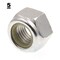 Prime-Line Nylon Insert Lock Nuts, Class 8 Metric, M16-2.0, Zinc Plated Steel (5 Pack) 9117721 - alternate 2
